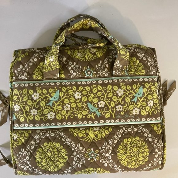 VERA BRADLEY Hanging Multicompartment Toiletry Jewelry Travel Organizer VG Cond. - Picture 8 of 8